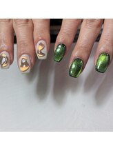 プリュネ(Prune)/マグネット/ホワイト/グリーン