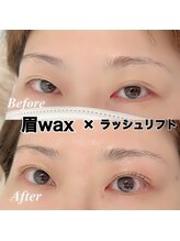 ルルミーナ(Lulu Mina)/～眉ワックス×ラッシュリフト～