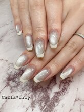 カラーリリー 恵比寿(Calla lily)/マグネットベースフレンチネイル
