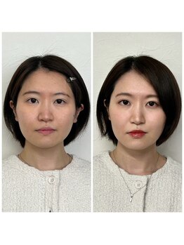 スタイルワークス オオサカ(Style Works OSAKA)/黄金比メイク事例