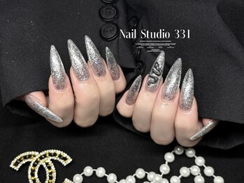 サンサンイチ 関内店(331)/ラメワンカラー☆蛇パーツ