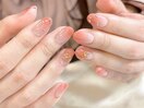 シンプルリボンネイル
