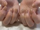 シンプルラメネイル