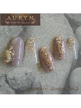 アウリン(AURYN)/4月限定monthly design No,5