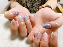 7、8月定額B フレームネイル