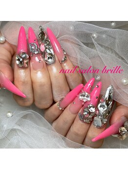 エスフィーネイルサロン ブリーユ(Esfy nailsalon Brille)/ピンクグラデネイル