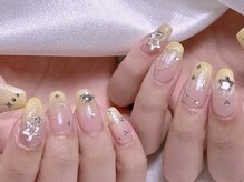 エムズ ネイルサロン(M2)/バターイエローワンホンネイル