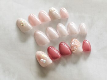 ペルチェ(percha)の写真/ネイルが初めての方も大歓迎◇リーズナブル×美しい仕上がりにリピーター様多数☆シンプル上品な指先に…♪