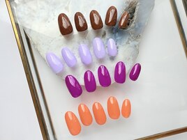 ワンカラーネイルデザイン