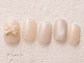 キレイめヌーディーリボン