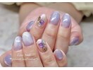 紫陽花ネイル/高松ネイル/フィル
