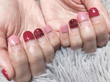 リッチネイル(Rich Nail)/冬に必ず出るチェックデザイン