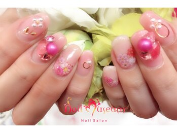 ネイルミュージアム(Nail Museum)/【春】フラワービジューネイル