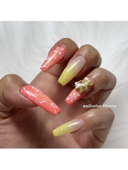 ハーティー(Hearty)/日焼けキティ　ハイビスカス