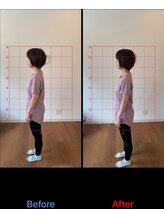 ヨモギ(YOMOGI)/before/after【ピラティス】