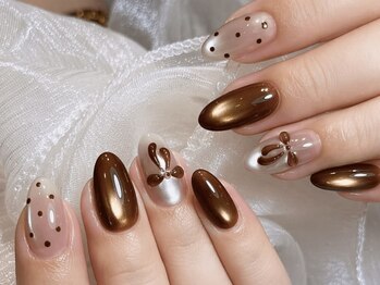 アース ネイルアンドアイラッシュ 甲府昭和店(HAIR & MAKE EARTH Nail&Eyelash)/持ち込みデザイン