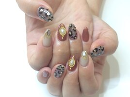 秋ネイル☆定額6500円税抜