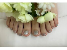 メタリックシルバー★フット