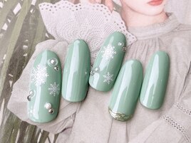 結晶ネイル♪￥5980