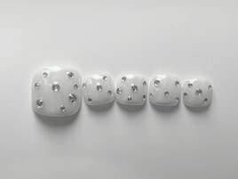 オーロラストーン　フットネイル