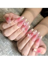 ダリア(Dahlia)/チークネイル