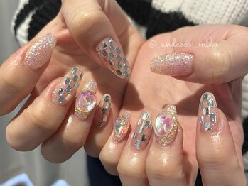 アンドココ 下北沢店(And & coco.)/きらきらネイル