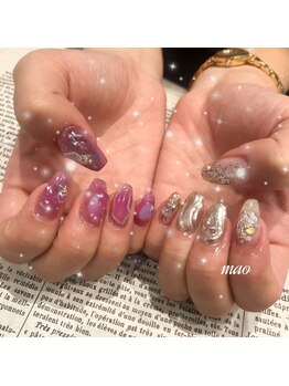 リンドネイル バイ モカ アンド ララ(Lind nail by moca and LaLa)/ニュアンスネイル