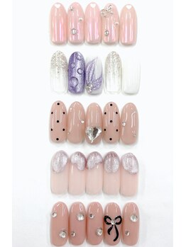 ネイルサロン ドゥ(Nail Salon Doux)/【HAND】8月ワンホンネイル