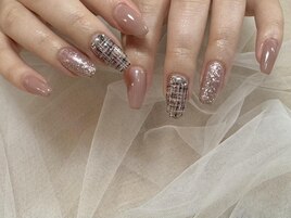 ツイードネイル