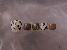 アイネイルズ 横浜WEST店(I-nails)/牛柄フットフレンチ¥10480