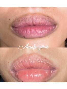 フジモトサロン 那覇おもろまち店(fujimotoサロン)/１回のみ◎アマラピンクのリップ