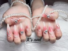 ケイズネイル 八王子(K's Nail Salon)/長さ出しチークネイル
