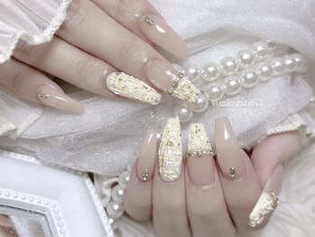 【mio】ツイードネイル