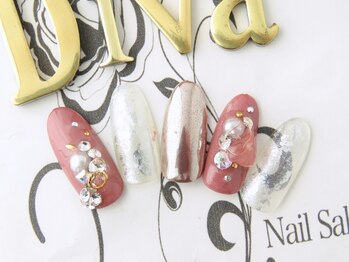ネイルサロン ディーバ ギンザ(Nail salon Diva GINZA)/ミラー×ストーン 9500