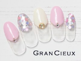 ホログラム丸フレンチ／6500円