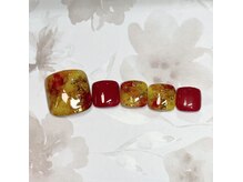 プリズムネイル(Prism Nail)/紅葉ニュアンス