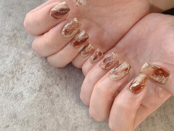 シピー(chipie by anon)/もやもや×ブラウン ¥8980