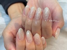 ネイルサロン イントゥ(into_)/オーロラ　ラメ　ワンカラー