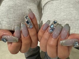 ラメフレンチネイル☆