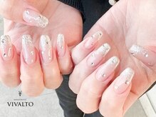 ワールド ビューティ ヴィヴァルト 宝塚店(WORLD BEAUTY VIVALTO)/冬ネイル/シンプルアート