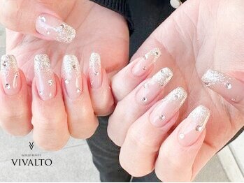 ワールド ビューティ ヴィヴァルト 宝塚店(WORLD BEAUTY VIVALTO)/冬ネイル/シンプルアート