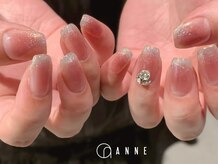 大人女性にシンプルだけど可愛い指先【シンプルデザインコース】