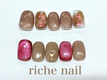 リッシュネイル 新百合ヶ丘店(riche nail)/シンプルアートコース