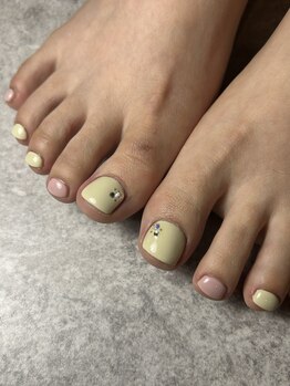 春フットネイル