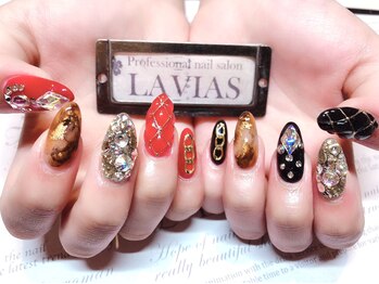 プロフェッショナル ネイルサロン ラヴィアス(LAVIAS)/【スカルプ】10本アートし放題