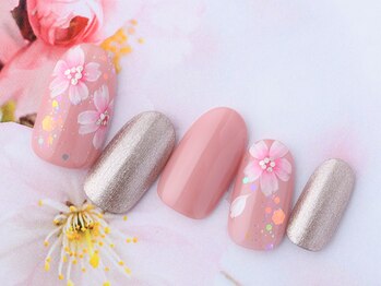 ダッシングディバ 新百合ヶ丘オーパ店(DASHING　DIVA)/桜アート　ラメホロ