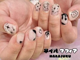 落書きネイル/フィルイン