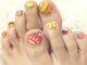 サロン オリーブ(Salon Olive)の写真/フットネイルで足元も可愛く彩りましょう♪トレンド~個性派まで対応しているので“やりたい”が叶う！