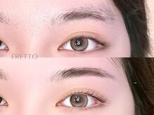 エレット 渋谷店(ERETTO)/まつげパーマ×眉WAX