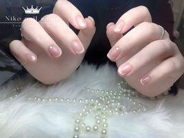 クリスマス/冬ネイル/ツイード